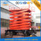 Elevación móvil hidráulica de la plataforma con altura de elevación de la capacidad de cargamento 500kg el 12m