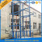 Elevadores industriales verticales hidráulicos de las elevaciones de Warehouse con CE del carril de guía de 10 m