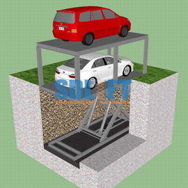 Elevador al aire libre del pequeño del coche de la elevación del coche de la elevación sistema hidráulico del aparcamiento para el hogar