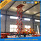 plataforma de trabajo aéreo móvil hidráulica de la tabla de elevación hidráulica 500kgs con 4 altura de elevación de las ruedas 8m