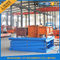 Warehouse o hidráulicos inmóviles del hogar Scissor el cargo de la elevación Scissor la elevación, azul anaranjado