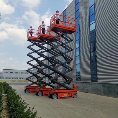 la antena eléctrica 450KG de los 8M Scissor la elevación, CE automotor ISO de la plataforma de trabajo