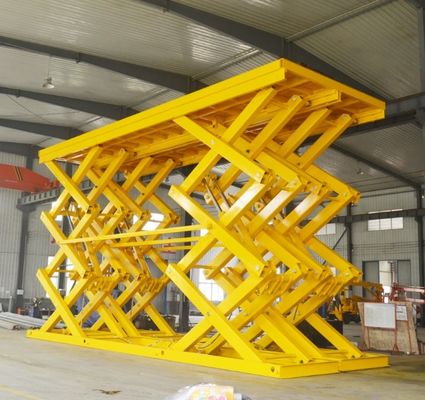 1-200tons Hydraulic Scissor Lift Warehouse Cargo Scissor Lift Platform