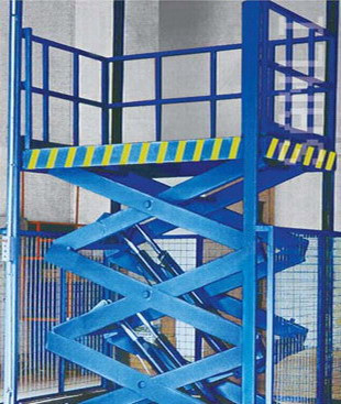 Elevador de tijeras hidráulico estacionario personalizable para el transporte de carga pesada